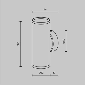 Wall luminaire C068WL-02B