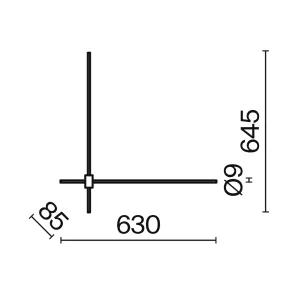 Wall luminaire C070WL-L12GB3K