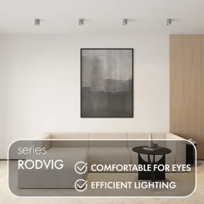 Surface mounted GU10 ceiling light concrete DK-EU-3090-CT