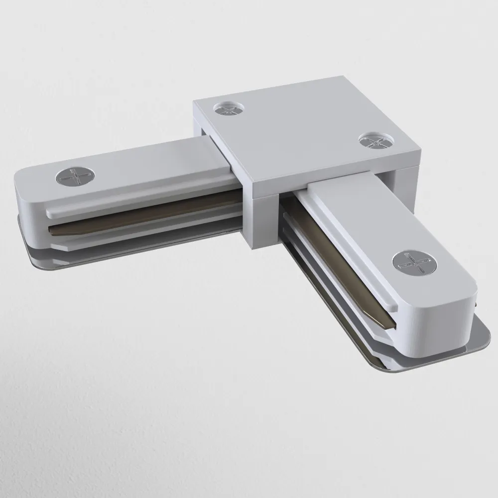 TRA001CL-11W Unity L-shaped Connector White