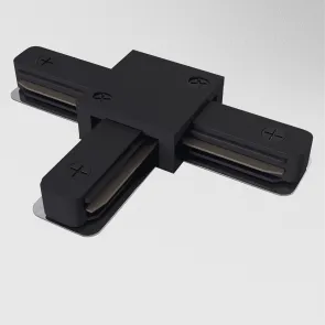 TRA001CT-11B Unity T-oblika konektor črna