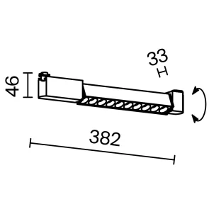 Track Lighting TR010-1-10W4K-M-W-DE
