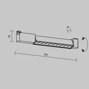 Track Lighting TR010-1-10W4K-M-W-DE