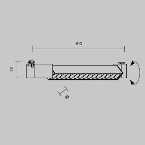 Track Lighting TR010-1-22W3K-M-B-DE