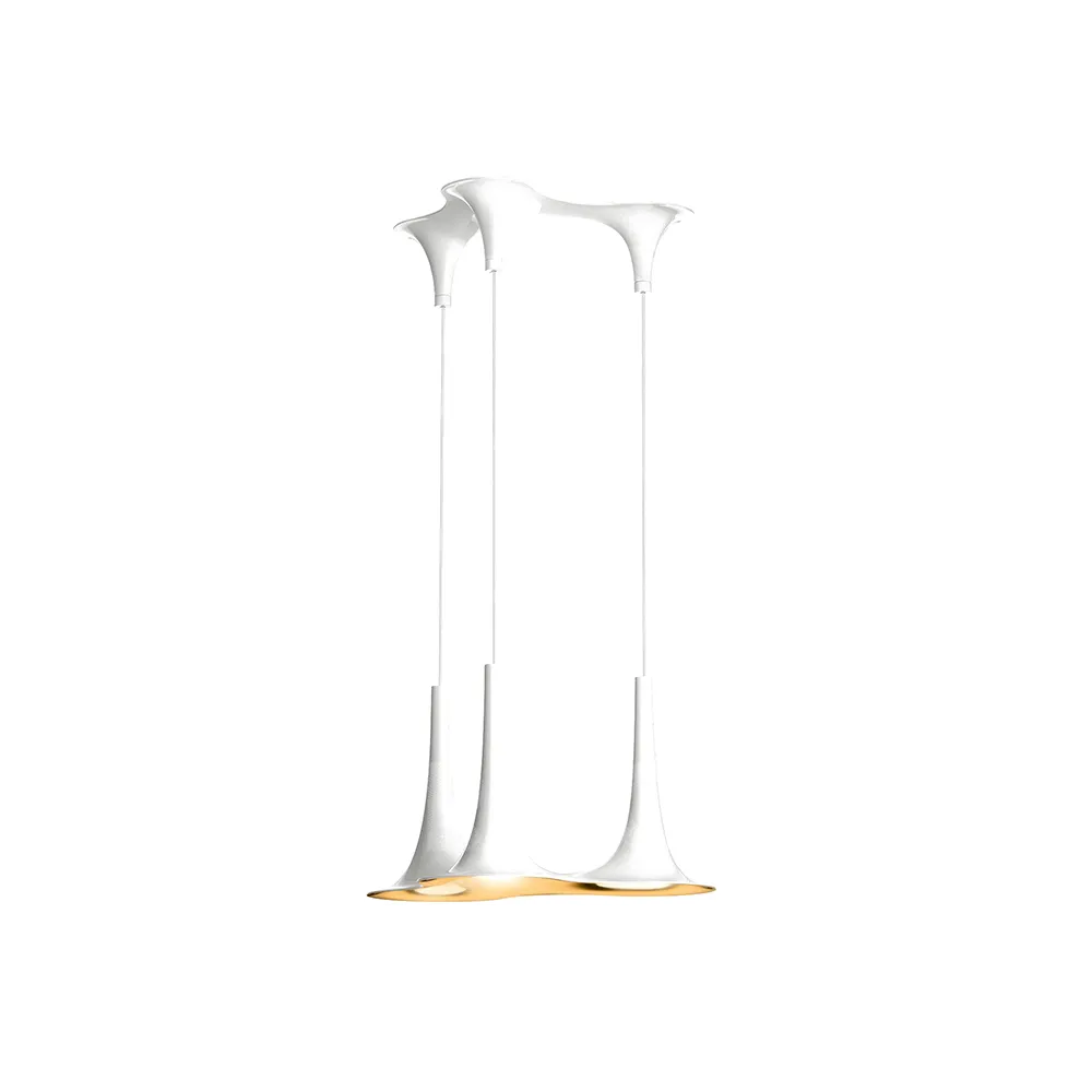 GREEN TECH LED pendant Green Tech, 5W x 3, 3000K, IP20, white color - G923P3-WW-WH