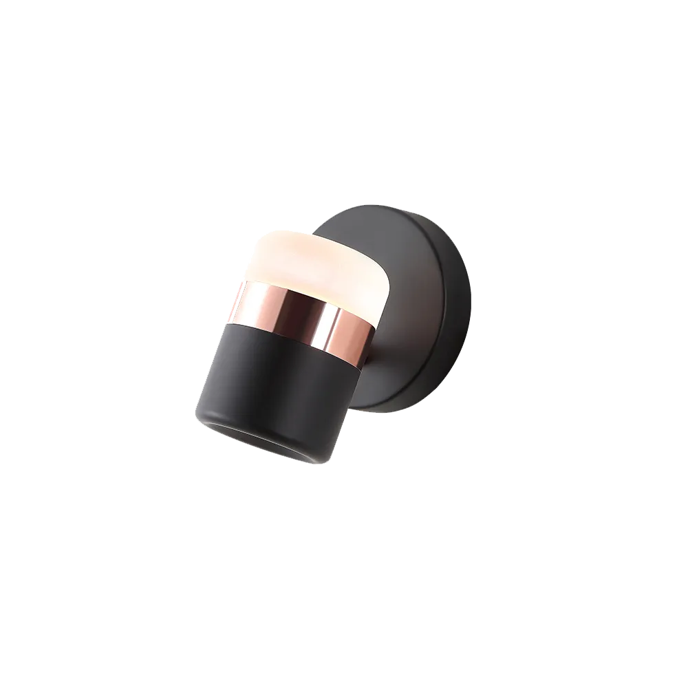 GREEN TECH LED wall lamp Green Tech, 7W, 3000K, IP20, black + copper - G926W-WW-COPP