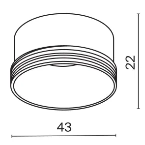 Decorative ring RingS-5-W