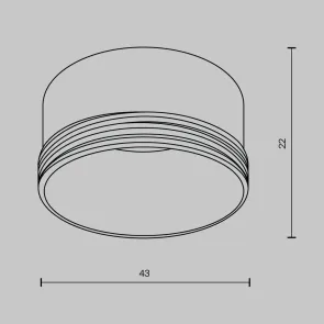 Decorative ring RingS-5-W