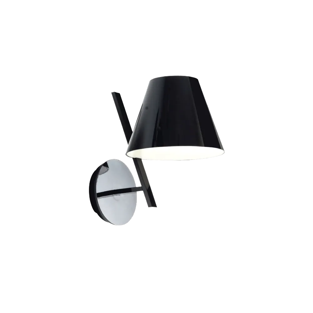 GREEN TECH Zidna lampa Green Tech, E14 x 1 kos, IP20, črna barva - G963W-BK