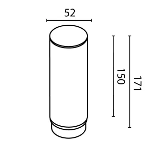 Decorative acrylic diffuser RingLAcr-12-W