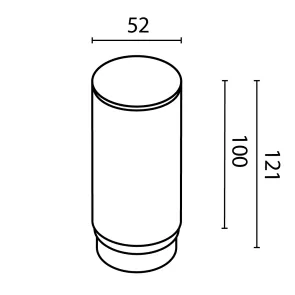 Decorative acrylic diffuser RingMAcr-12-W