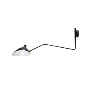 GREEN TECH Zidna lampa Green Tech, E14 x 1 kos, IP20, črna barva - GW85051-BK
