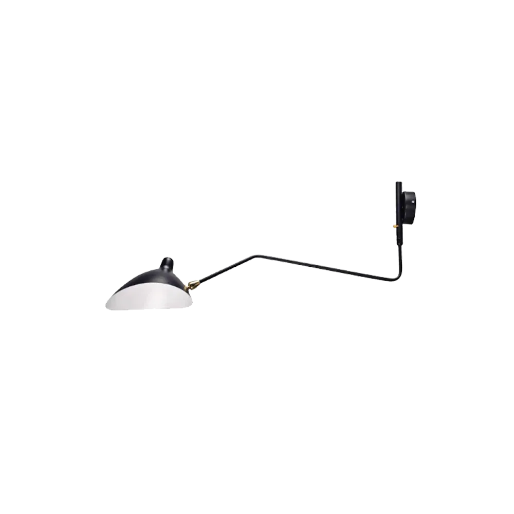 GREEN TECH Zidna lampa Green Tech, E14 x 1 kos, IP20, črna barva - GW85051-BK