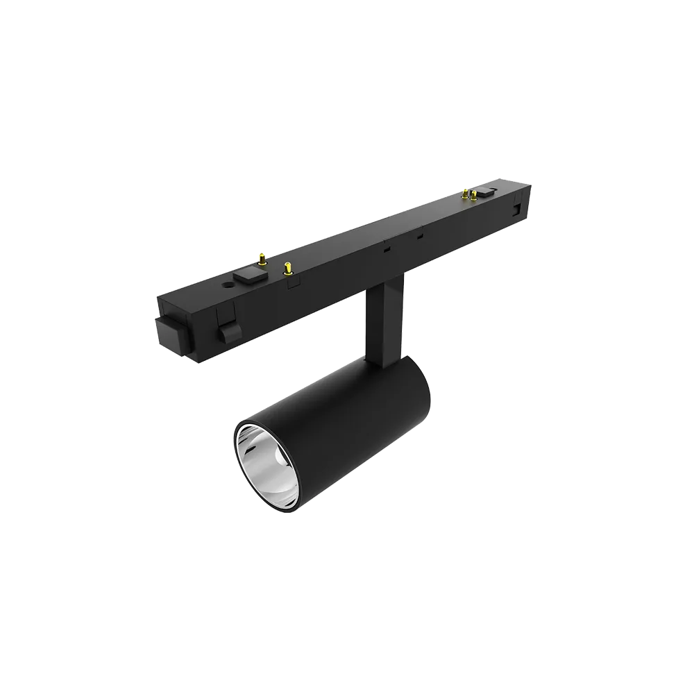 GREEN TECH LED magnetna svjetiljka Green Tech 6W, 4000K, LUMINUS LED, DALI zatemnitev, črna barva - MLR-202-NW-BK