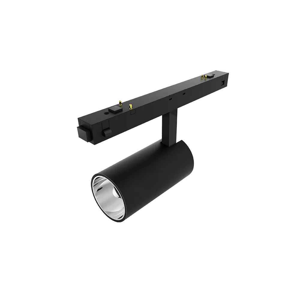 GREEN TECH LED Magnetna Svetilka Green Tech 12W, 4000K, LUMINUS LED, DALI zatemnitev, črna barva - MLR-204-NW-BK