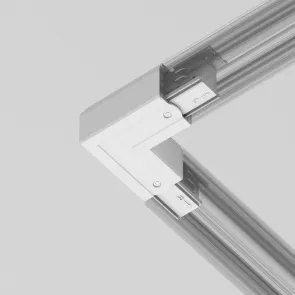 TRA005CL-31W-L Zunanji kotni konektor Trinity bela