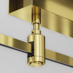 Ceiling base for power supply unit with "Flarity" power input brass TRA156C-BB1-BS