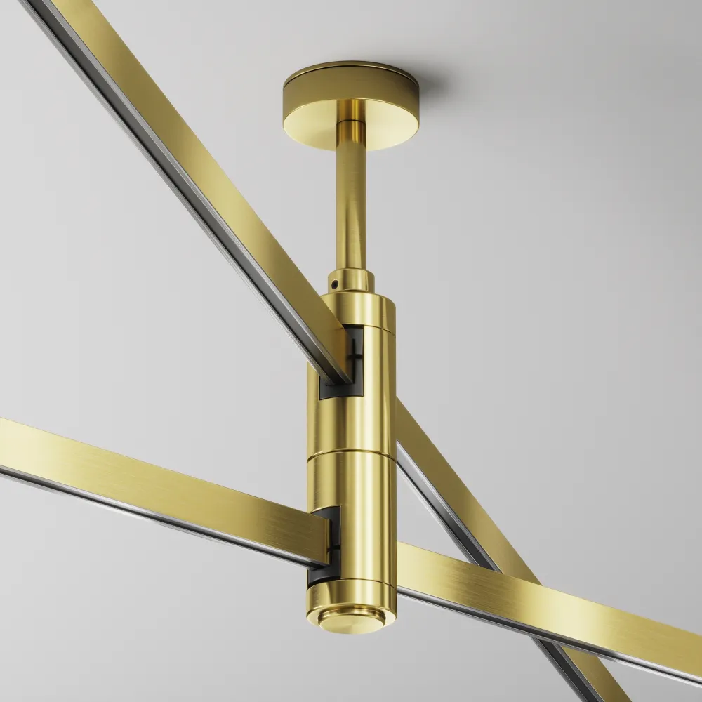 Double ceiling mount 78mm "Flarity" brass TRA156C-D1-BS