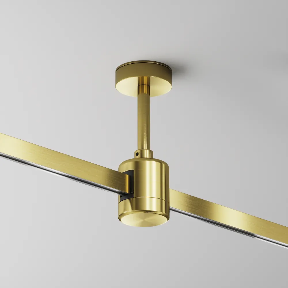 Ceiling mount 78mm with direct power connector "Flarity" brass TRA156C-IPC1-BS