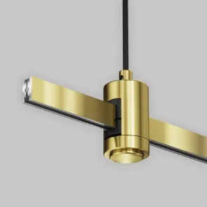Ceiling mount with power input brass TRA157SW-B1-BS