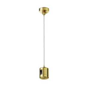 Kabelski nosilec z neposredno napajalno vtičnico "Flarity" medenina TRA157SW-IPC1-BS