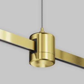 Kabelski nosilec z neposredno napajalno vtičnico "Flarity" medenina TRA157SW-IPC1-BS