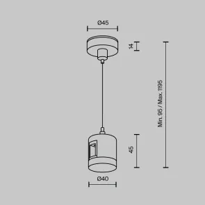 Kabelski nosilec z neposredno napajalno vtičnico "Flarity" medenina TRA157SW-IPC1-BS