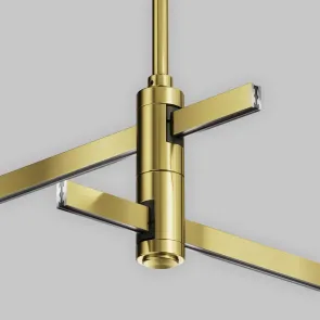 Double ceiling mount 300mm "Flarity" brass TRA158C-D1-BS