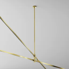 Double ceiling mount 700mm "Flarity" brass TRA159C-D1-BS