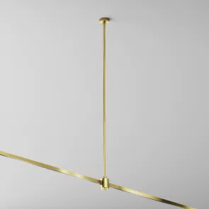 Stropni nosilec 760 mm z neposredno napajalno povezavo "Flarity" medeninast TRA159C-IPCL1-BS