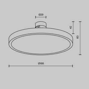 Track luminaire TR153-1-10W2.7K-BS-DE