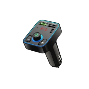 GIGATECH Bluetooth FM Transmitter and Car Charger Gigatech BFT-470 with LED Lights