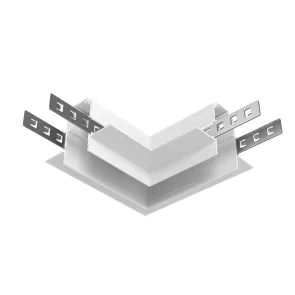 Angular Exility connector built-in for GKL 12.5mm, white