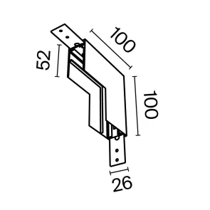 Notranji kotni Konektor TRA034ICL-41W