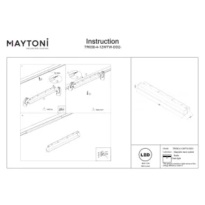 Track Luminaire TR030-4-12WTW-DD2-W