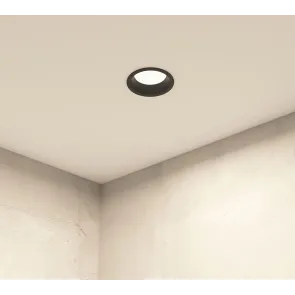 Recessed GU10 IP65 ceiling light black DK-EU-3103-BK