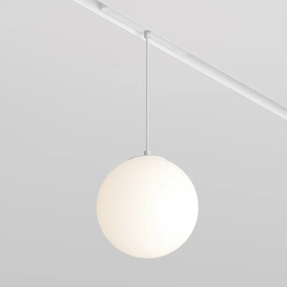 Pendant track luminaire TR039-2-5W4K-W-1