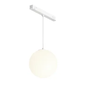 Pendant track luminaire TR039-2-5W4K-W-1