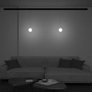 Pendant track luminaire TR039-4-5WTW-DD-B