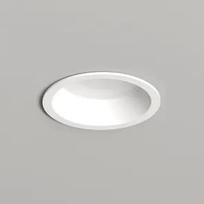 Recessed waterproof ceiling light for GU10 bulb.