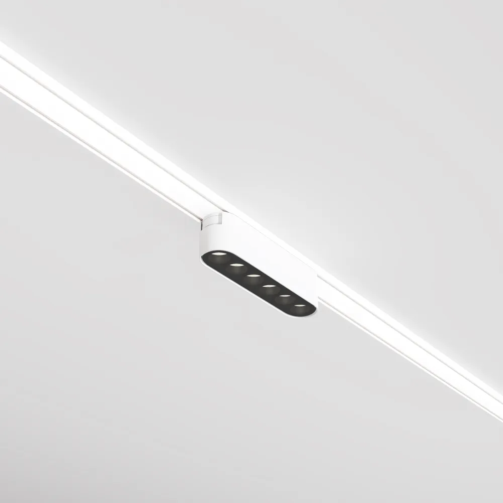 Magnetic track light TR082-1-6W4K-M-W