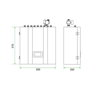 GREEN TECH Heat Pump Green Tech 15 kW, monoblock - DTG-HS-15M
