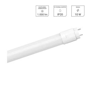 GREEN TECH LED Tube Green Tech 60cm, 10W, 6000K, with starter - T8-G3-10W-CW