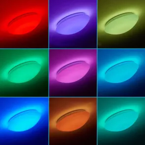 LUMERA LED plafonjera Lumera Lighting 24W, RGB, dimabilna s daljinskim upravljalnikom - GALAXY