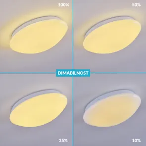 LUMERA LED plafonjera Lumera Lighting 24W, RGB, dimabilna s daljinskim upravljalnikom - GALAXY