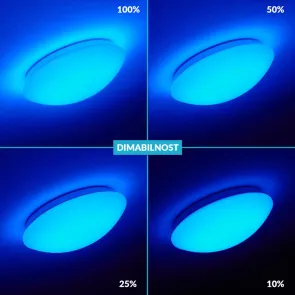 LUMERA LED plafonjera Lumera Lighting 24W, RGB, dimabilna s daljinskim upravljalnikom - GALAXY