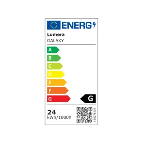 LUMERA LED plafonjera Lumera Lighting 24W, RGB, dimabilna s daljinskim upravljalnikom - GALAXY