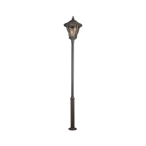 GREEN TECH LED ulična svjetiljka Green Tech s stolpom, 30W, 3000K, 4 m - GT-UL103K3