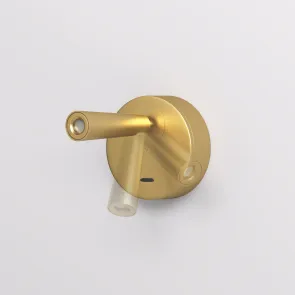 Wall light 3W 3000K satin brass SHINE (DK/EU-5072-SB)