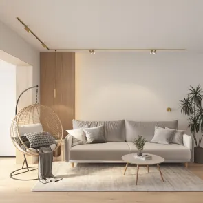 Wall light 3W 3000K satin brass SHINE (DK/EU-5072-SB)